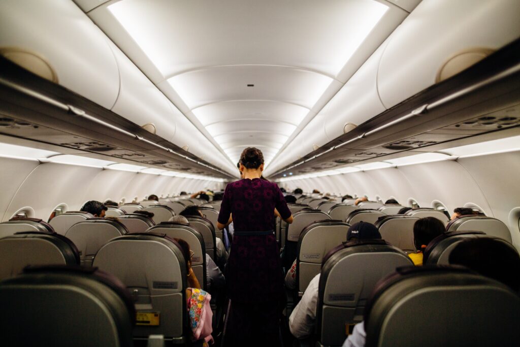 airplane cabin