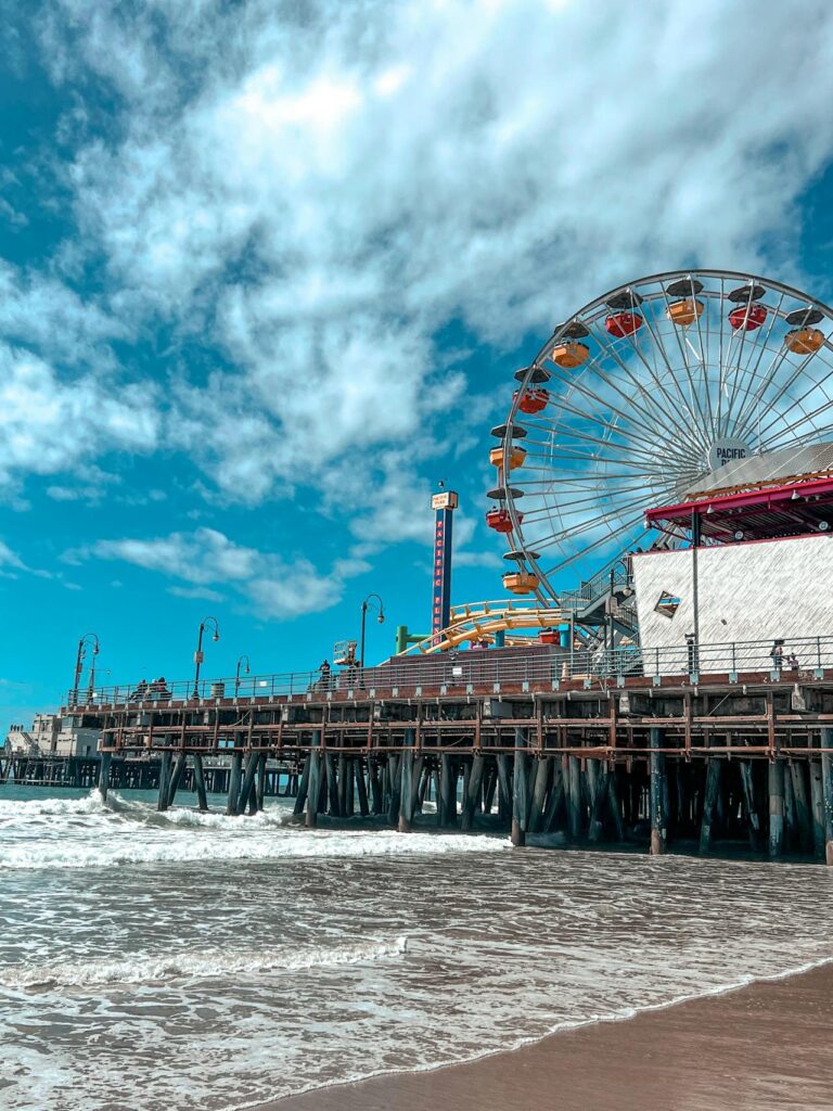 Santa Monica Beach pier