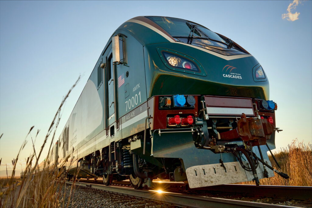 Amtrak Cascades train